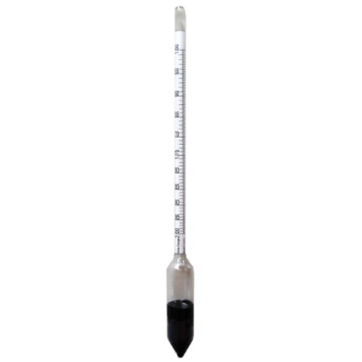 Specific Gravity Range Finder Hydrometer 1.00 - 1.50 SG; 0.005 Subdivision (Medium Surface Tension)