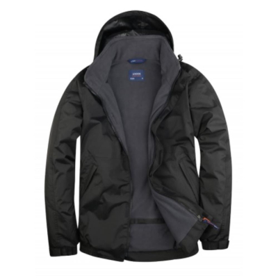 Black Premium Outdoor Waterproof Jacket Fleece Lined Size XSmall