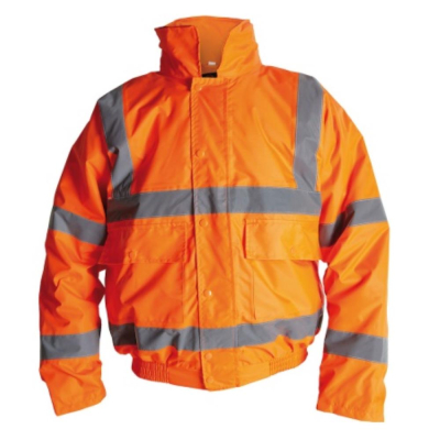Orange Superior Hi-Vis Bomber Jacket Class 3