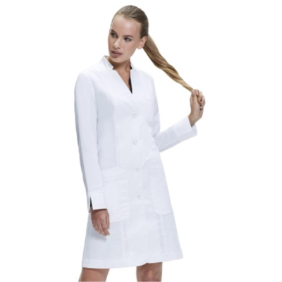 DR10 Ladies Tailored Fit Lab Coat White